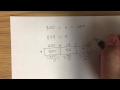 Box Method for Division Concepts