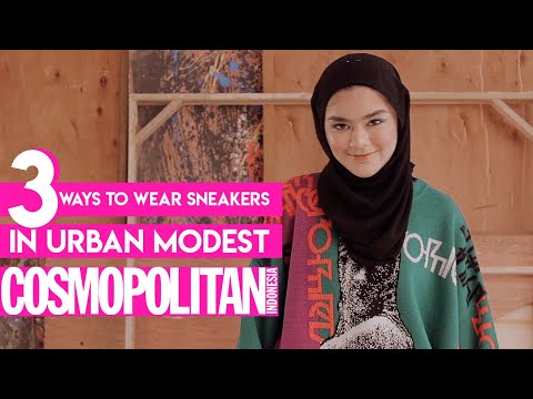 Padu Padan Sneakers dengan Modest Wear