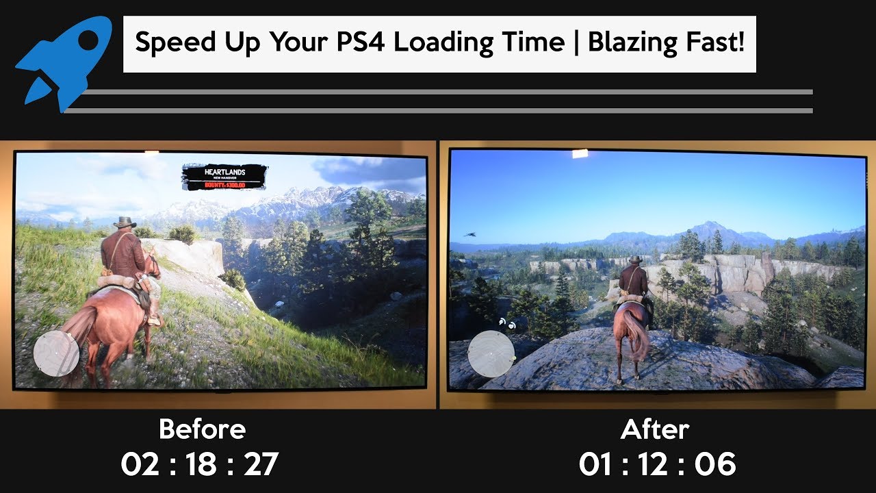 How to Speed Up Your PS4 Loading Times Twice as Fast!