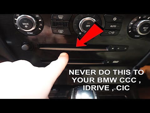 NEVER DO THIS TO YOUR BMW IDRIVE , CCC , CIC & HERES WHY