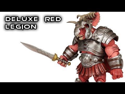 AxyToys Dinosaur Battlefield Ceratopsidae Dinosaur Legion Deluxe Red Ver. Action Figure Review