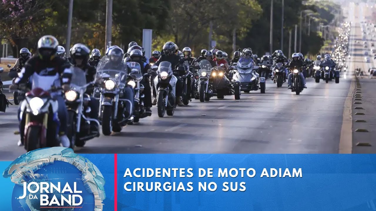 Acidentes de moto adiam cirurgias no SUS | Jornal da Band