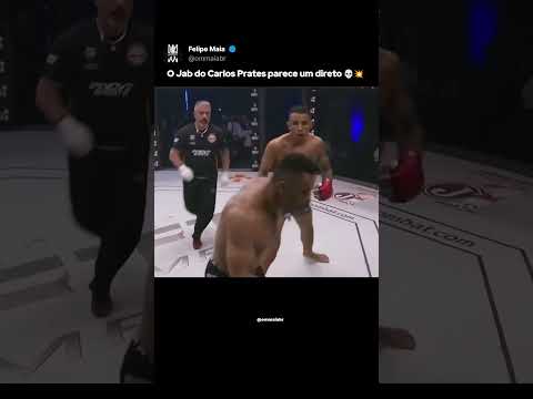 O cara quase congelou em pé 💀Isso, com um JAB. Imagina o peso da mão do nosso Prates 😂 #carlosprates