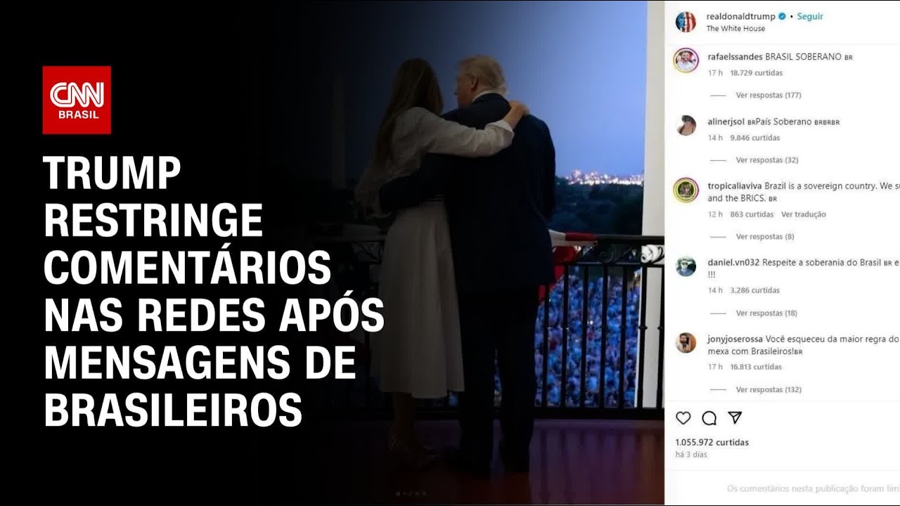 Trump restringe comentários após reação de brasileiros à taxa de 50 | CNN 360º