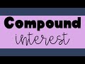 Solving Compound Interest Word Problems