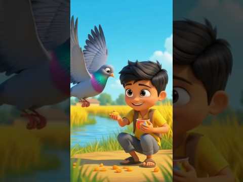 "सुपरहीरो कबूतर 🕊️" #IndianCartoon #3DAnimation #CuteStories #PigeonHero #KidsStory #ViralStory