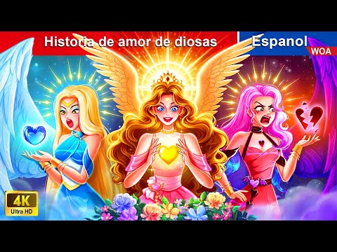 Historia de amor de diosas 💗🧚 Cuento español 🌛 WOA - Spanish Fairy Tales