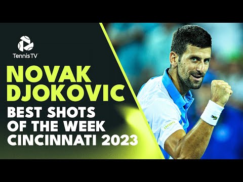 Best Novak Djokovic Points in Title Charge 🏆 | Cincinnati 2023