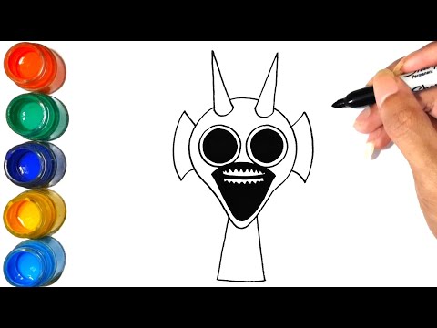 DRAWING HORROR DURPLE ( Incredibox Sprunki )