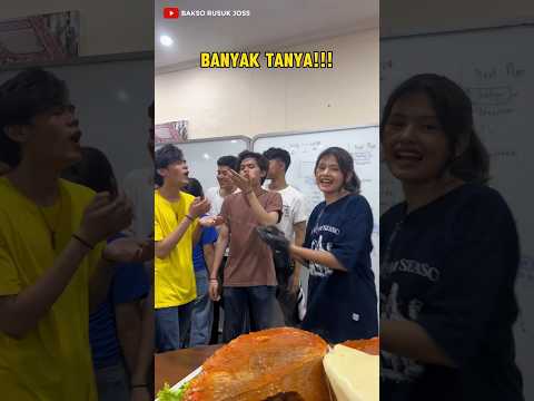 DISURUH COLLAB SAMA KAK BASMALAH | Bakso Rusuk Joss #shorts #mukbang #baksojumbo
