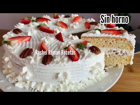 Pastel Sabor Nuez Con Tres leches sin Horno 😋 sobremesa fácil !!