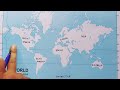Continents and Oceans Geography