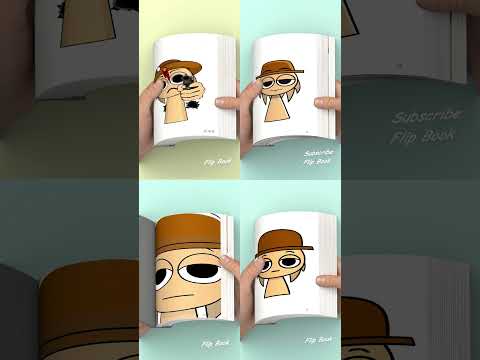 Incredibox Sprunki Tunner Collection Creativity Flipbook #Creativity #Flipbook #shorts