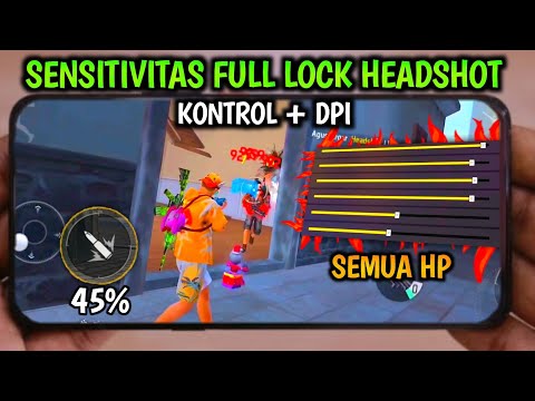 100% AUTO HEADSHOTI VIP 🎯  CARA SETTING SENSITIVITAS FF AUTO HEADSHOT & SETTING KONTROL + DPI