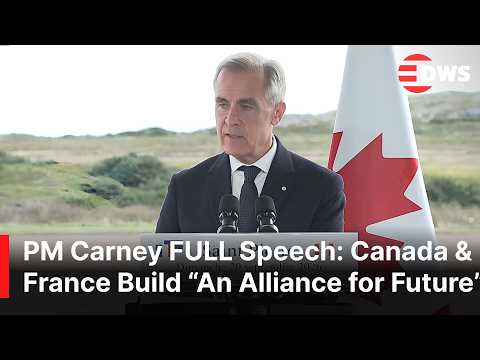 FULL SPEECH: Canadian PM Carney Hails France-Canada Ties During Historic Saint-Pierre Visit | AC1E