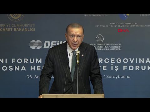 Cumhurbaşkanı Erdoğan Bosna-Hersek'te konuştu