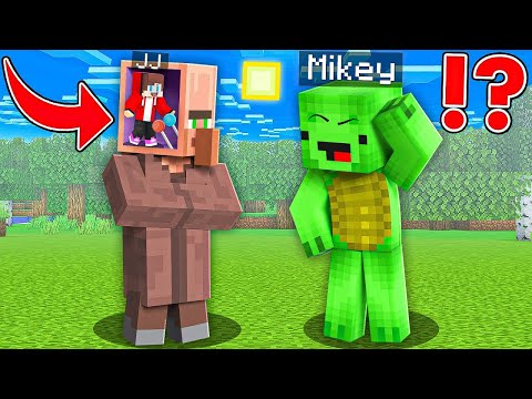 JJ Hid Inside a VILLAGER To Prank Mikey in Minecraft Challenge - Maizen JJ and Mikey