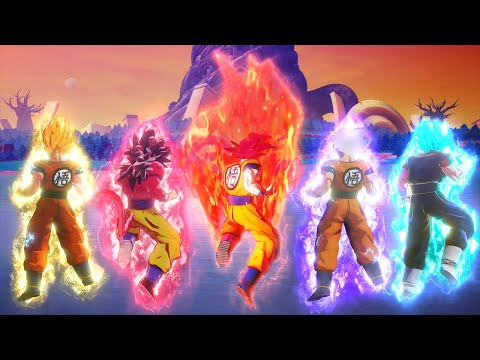 Dragon Ball Z: Kakarot - All Transformations & Ultimate Attacks (4K 60fps, Mods)