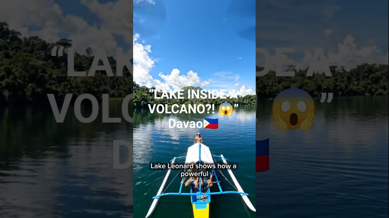 The Philippine Lake Hidden Inside a Volcano! 😱🇵🇭 | Lake Leonard, Davao de Oro