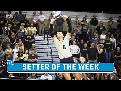 Taylor Anderson Highlights | B1G Volleyball Setter of the Week | Nov. 27, 2023
