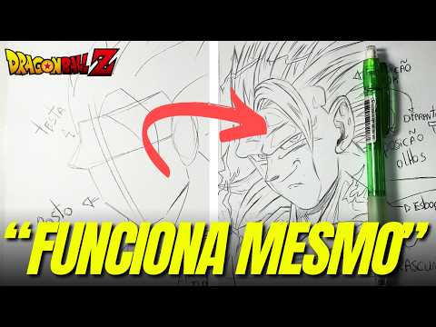 Como Desenhar QUALQUER Personagem de Dragon Ball Z (Passo a Passo Fácil!)