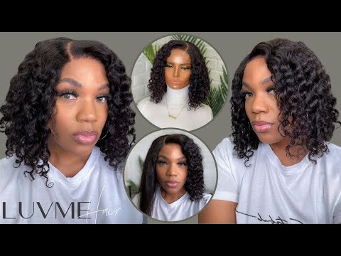 Wig Install | Gorgeous Curls | Wet & Wavy Lace Closure Wig | Luvme Hair