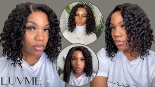 Wig Install | Gorgeous Curls | Wet & Wavy Lace Closure Wig | Luvme Hair