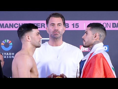 Jack Catterall vs Arnold Barboza • Full INTENSE Weigh In & Face Off Video