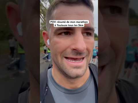 Résumé de mon marathon, déçu du résultat, Finisher quand même #humour #running #marathon #pourtoi
