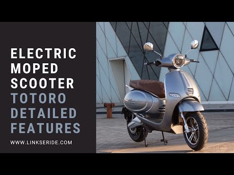 LinksEride Moped Scooter Totoro 4000W Classic Vespa Style Electric Scooter Intro