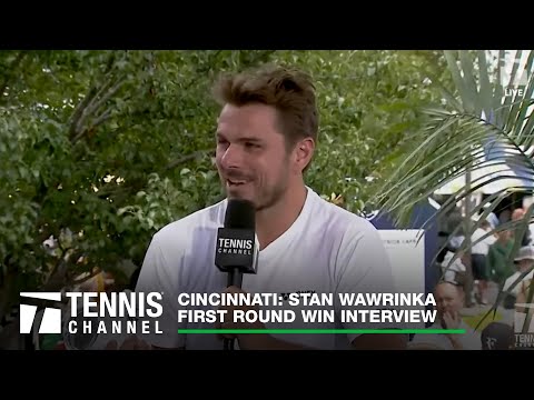 Stan Wawrinka: Collector of Tennis Channel Mugs; Cincinnati 1R Win