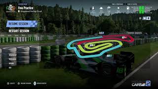 Project Cars 2 Driving a IndyCar on a GoKart Track