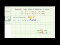 Factoring Sums and Differences of Cubes