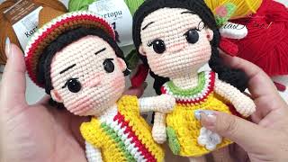 Amigurumi niño mexicano a crochet - Tutorial paso a paso fácil de realizar - 1ra Parte