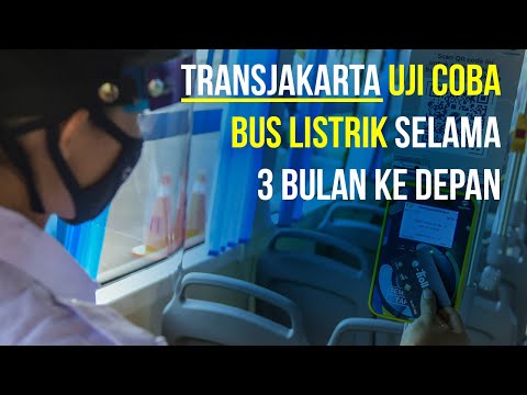 TransJakarta Uji Coba Bus Listrik untuk Masyarakat