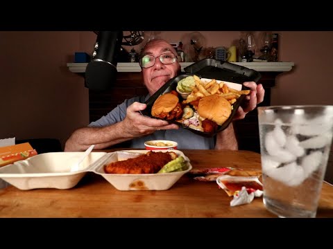 ASMR Dave's Hot Chicken Mukbang Whispering