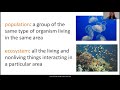 Understanding Ecosystems and Population Dynamics