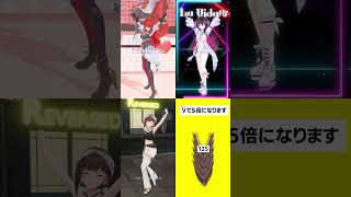 【にじホロ】Vの踊り方の違い【レイン・パターソン/AZKi/ときのそら/グウェル・オス・ガール/切り抜き】