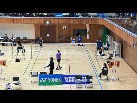 山名彩心(明治大學)vs平原千裕(日本體育大學) 【第76回全日本學生バドミントン選手權大會】