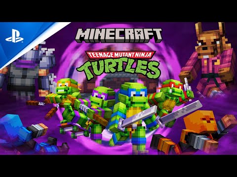 Minecraft - Teenage Mutant Ninja Turtles Launch Trailer | PS4 & PS VR Games
