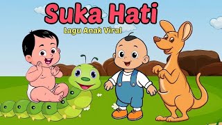 Suka Hati | Lagu Anak Populer | Animasi Kartun Anak Balita Lucu