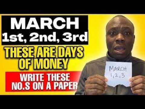 March 1–3: Write These 3 Numbers To Unlock Hidden Wealth