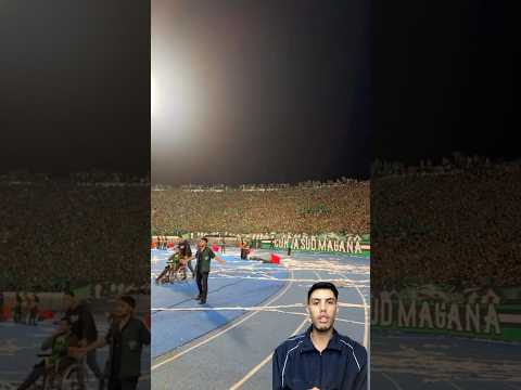 لقطة رائعة من جمهور الرجاء في الديربي البيضاوي #الجزائر #المغرب