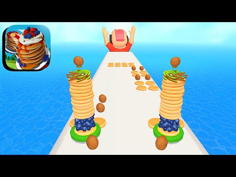 Pancake Run ​- All Levels Gameplay Android,ios (Levels 560-563)