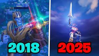 Evolution of Playable Bosses in Fortnite (Thanos vs Megazord)