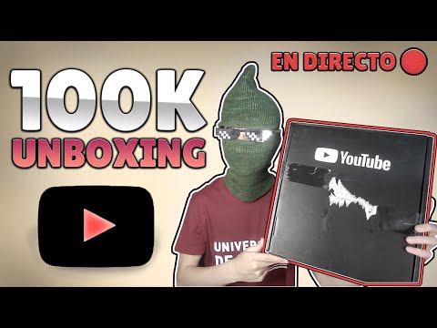 🔴 UNBOXING 100K - YOUTUBE PLAY BUTTON - CiroXP