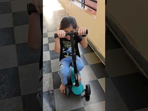 Labubu 😀| Aaru Ira scooter stunts| Ganesh Nimarjanam #holiday #nimarjan #labubucartoon #ytshorts