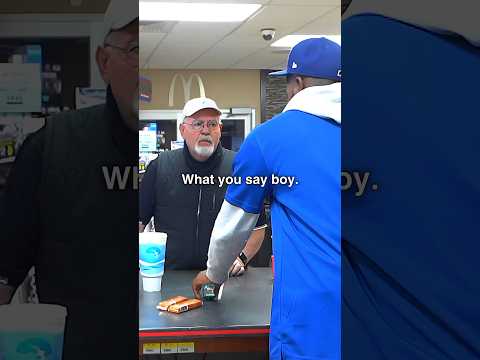 Cashier Confronts ZESTY Old Man during LATE Shift! #shorts #gasstation