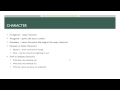 Elements and Structure of Fiction