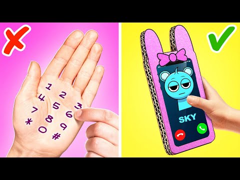 DIY SPRUNKI Phone for Barbie! 📱✨ Fun Doll Crafts & Easy Makeover Ideas You’ll Love!